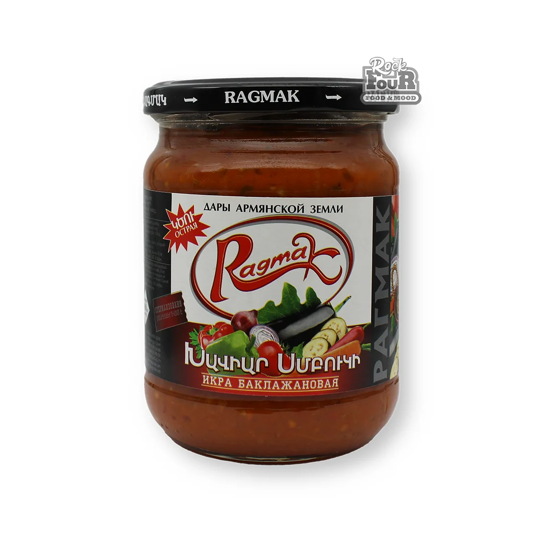Eggplant caviar "Ragmak" spicy 500g